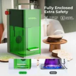 xTool F1-Lite Light Green Portable High Speed Laser Engraver – Compact Power for Everyday Customization | Protomont Technologies