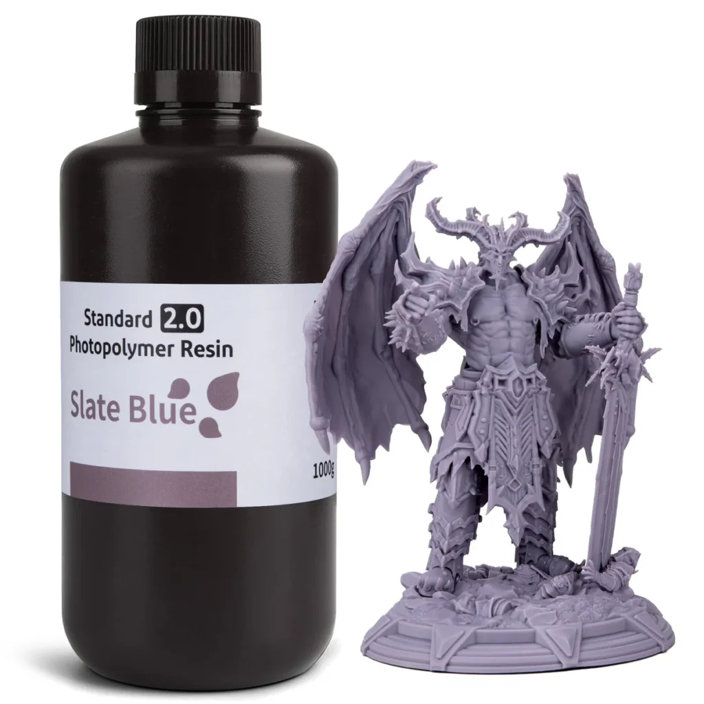 ELEGOO Standard Photopolymer Resin 2.0 Slate Blue