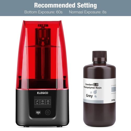 ELEGOO Standard Photopolymer Resin 2.0 Slate Blue