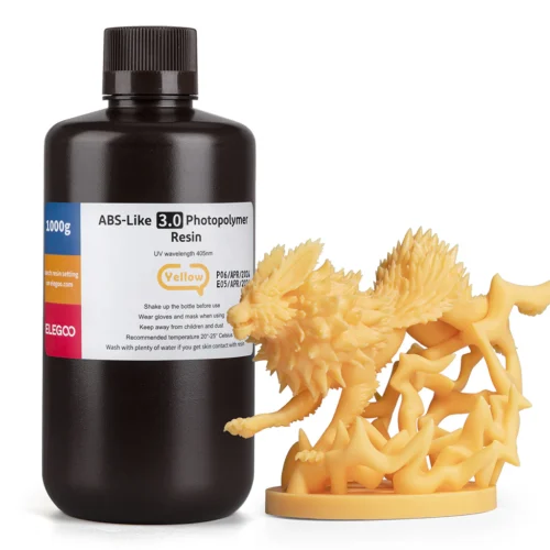 ELEGOO ABS-Like Photopolymer 3D Printer Resin 3.0 – Skin (Latest Version)