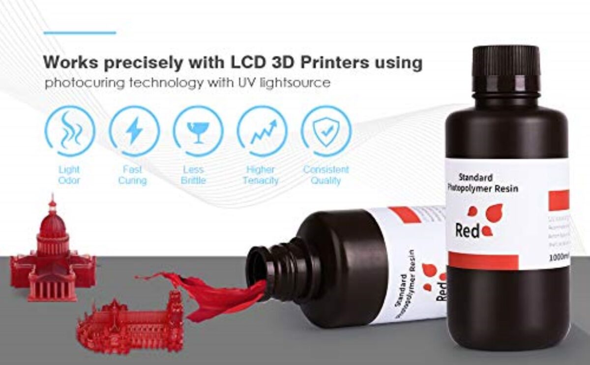 ELEGOO Standard Red Resin