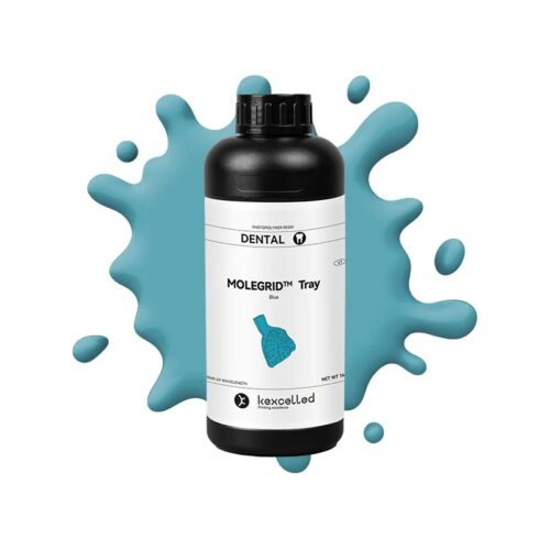 MOLEGRID™ Tray Resin Blue – High-Precision Dental Resin for Impression Trays and Models