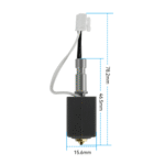 Anycubic Kobra S1 Hotend Kit – 1.75mm Filament, 0.6mm Brass Nozzle – OEM 3D Printer Extruder Replacement - Image 2