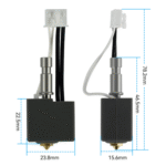 Anycubic Kobra S1 Hotend Kit – 1.75mm Filament, 0.6mm Brass Nozzle – OEM 3D Printer Extruder Replacement - Image 3