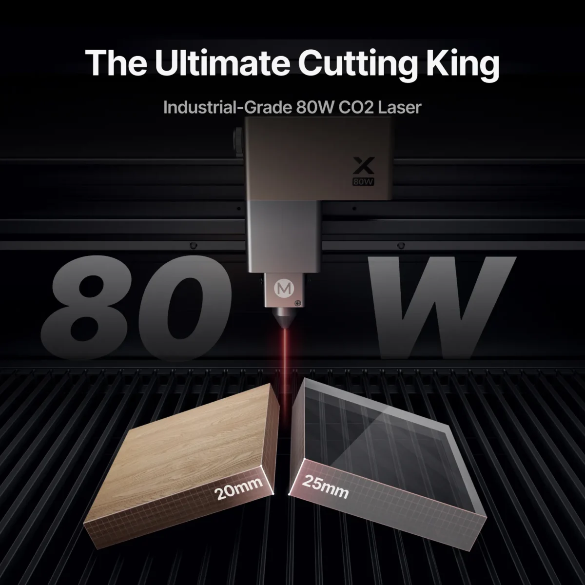 xTool P3 80W Flagship CO2 Laser Cutter with Intelligent Automation – Standalone(Free Gift CO2 Cylinder 1QTY) - Image 17