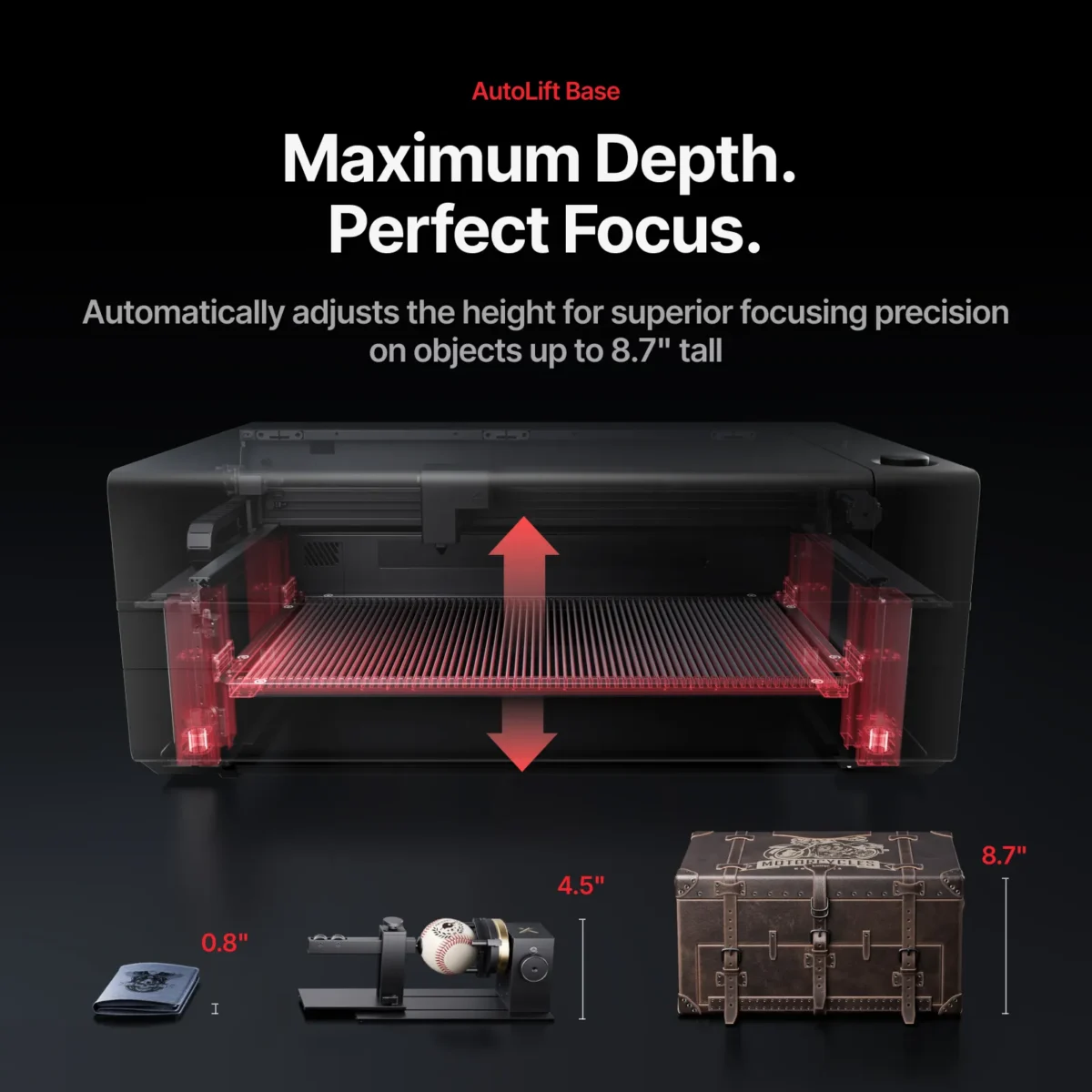 xTool P3 80W Flagship CO2 Laser Cutter with Intelligent Automation – Standalone(Free Gift CO2 Cylinder 1QTY) - Image 12