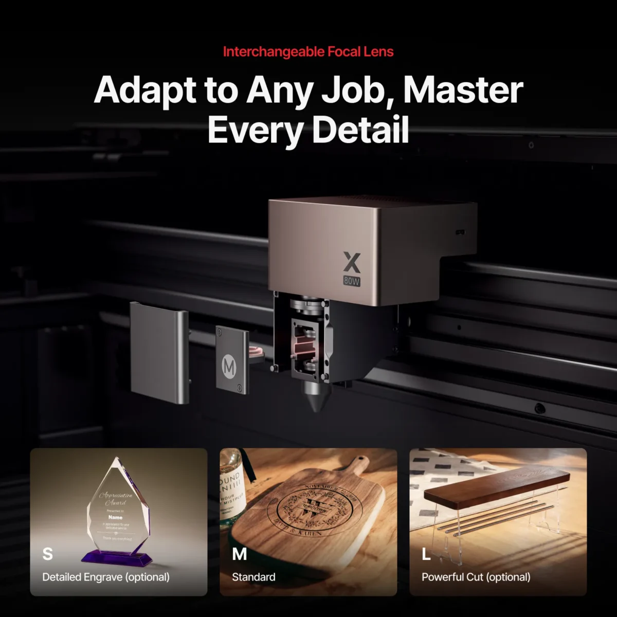 xTool P3 80W Flagship CO2 Laser Cutter with Intelligent Automation – Standalone(Free Gift CO2 Cylinder 1QTY) - Image 11