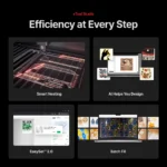 xTool P3 80W Flagship CO2 Laser Cutter with Intelligent Automation – Standalone(Free Gift CO2 Cylinder 1QTY) - Image 8