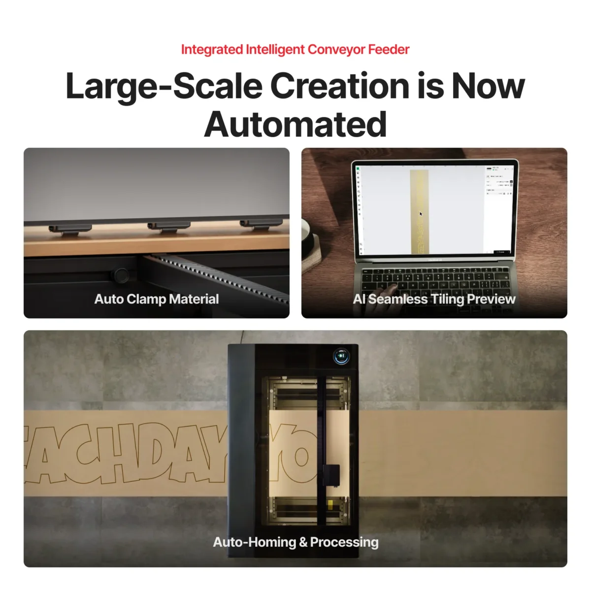 xTool P3 80W Flagship CO2 Laser Cutter with Intelligent Automation – Standalone(Free Gift CO2 Cylinder 1QTY) - Image 7