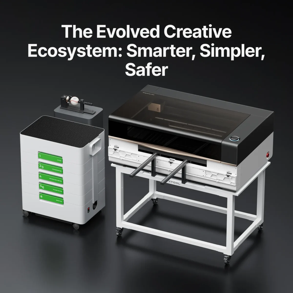 xTool P3 80W Flagship CO2 Laser Cutter with Intelligent Automation – Standalone(Free Gift CO2 Cylinder 1QTY) - Image 2