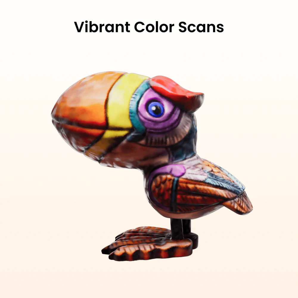 color_Scans Revopoint INSPIRE 2 – Wireless Infrared Laser & Structured Light 3D Scanner | Multi-Line Lasers, Outdoor Scanning | Protomont Technologies - Image 6