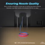 FLASHFORGE Adventurer 5M Pro Nozzle Assembly – High Flow, Hardened Steel (0.4mm / 0.6mm / 0.8mm) – 280℃, 32mm³/s, for High-Speed & High-Strength Filament Printing - Image 3