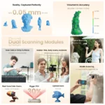 Revopoint INSPIRE 2 – Wireless Infrared Laser & Structured Light 3D Scanner | Multi-Line Lasers, Outdoor Scanning | Protomont Technologies - Image 4