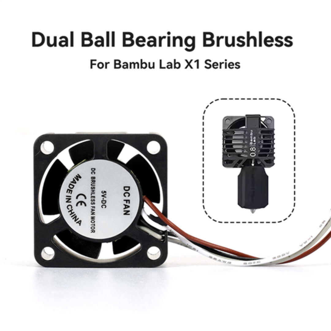 Untitled design (17) Bambu Lab 2510 Double Ball Hotend Cooling Fan - X1 Series 3D Printer - Image 1