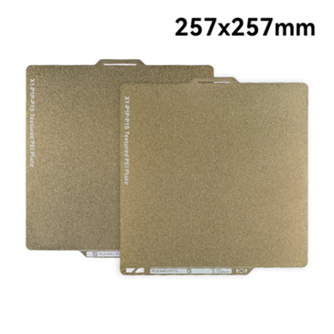 Untitled design (9) Bambu Lab Double Sided PEI Build Plate 257×257mm (PEI+PEI) for X1 / P1P - Image 1