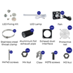Exhaust Fan & LED Upgrade Kit for Bambu Lab A1 Mini FDM 3DPrinter