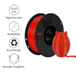 FiLAMONT Rapid PETG 3D Filament 1.75mm Red Color – 1kg - Image 4