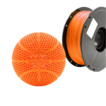 FiLAMONT PLA-HS-FLEX Basketball 3D Printer Filament 1.75mm Orange – 1kg - Image 3
