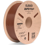 ELEGOO Rapid PLA Plus 3D Printer Filament (Brown) – 1.75mm, 600mm/s High-Speed Printing, 1kg Spool