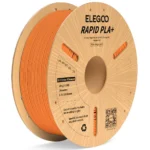 ELEGOO Rapid PLA Plus 3D Printer Filament (Orange) – 1.75mm, 600mm/s High-Speed Printing, 1kg Spool