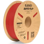 ELEGOO Rapid PLA Plus 3D Printer Filament (Red) – 1.75mm, 600mm/s High-Speed Printing, 1kg Spool