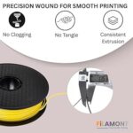 FiLAMONT Rapid PETG 3D Filament 1.75mm Yellow Color – 1kg - Image 4