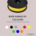 FiLAMONT Rapid PETG 3D Filament 1.75mm Yellow Color – 1kg - Image 3