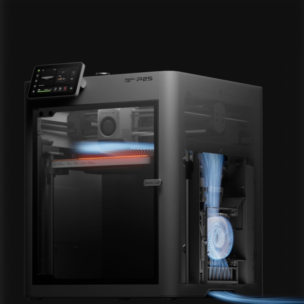 2 Bambu Lab P2S 3D Printer (without AMS) ā High Speed Desktop 3D Printer - Image 1