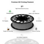 FiLAMONT PETG Premium Plus Grey Filament – 1.75mm - Image 4