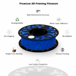 FiLAMONT PETG Premium Plus Blue Filament – 1.75mm - Image 2