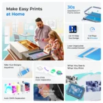 xTool Screen Printer 2.0 – Basic Kit | Desktop Manual Screen Printing Machine for Fabric, Paper & DIY Projects - Image 5