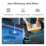 xTool Screen Printer 2.0 – Basic Kit | Desktop Manual Screen Printing Machine for Fabric, Paper & DIY Projects - Image 7