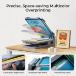 xTool Screen Printer 2.0 – Basic Kit | Desktop Manual Screen Printing Machine for Fabric, Paper & DIY Projects - Image 3