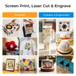 xTool Screen Printer 2.0 – Basic Kit | Desktop Manual Screen Printing Machine for Fabric, Paper & DIY Projects - Image 12