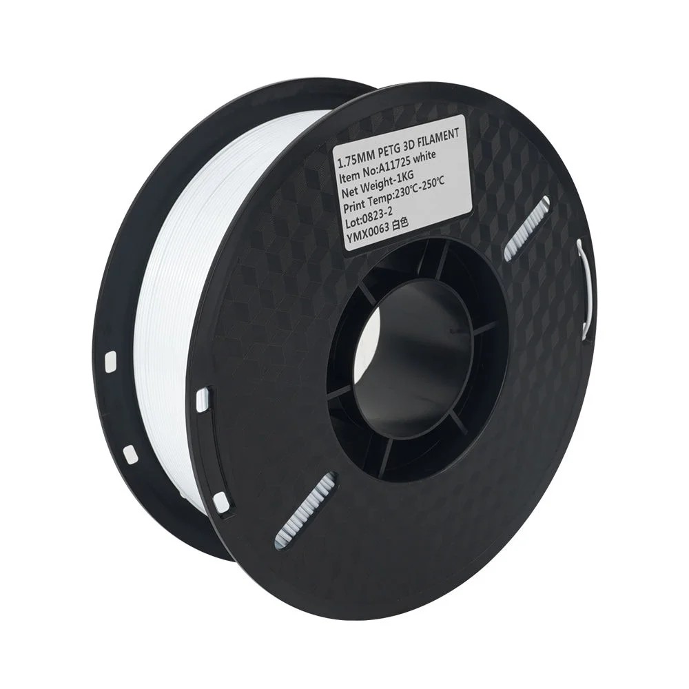 white filament FiLAMONT PETG Premium Plus White Filament – 1.75mm - Image 1