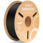 ELEGOO Rapid PETG Filament Black– 1KG High-Speed Rigid PETG for FDM 3D Printing