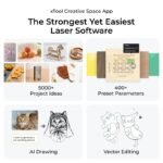 xTool S1 20W Enclosed Diode Laser Cutter & Engraver - Image 30