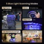 Revopoint MetroY Ultra: High-Performance Wireless 3D Scanner for Small to Medium Workpieces - Image 12