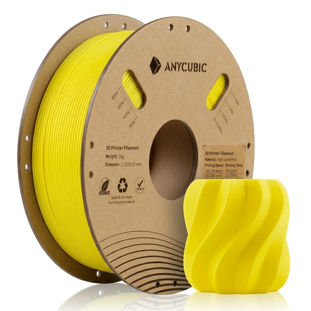 Gemini_Generated_Image_ (1) Anycubic PLA Filament 1KG Yellow– High-Precision & Smooth Extrusion for FDM 3D Printing - Image 1
