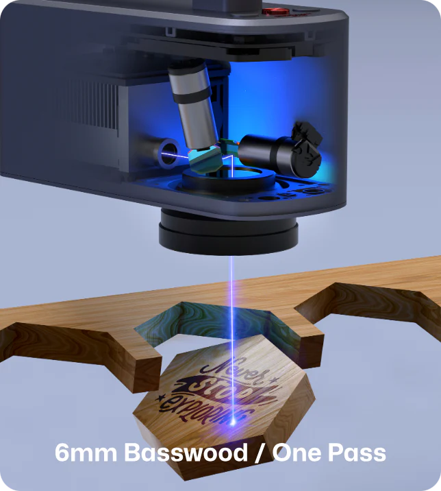 LaserPecker LP2 Plus 10W Desktop Laser Engraver & Cutter 2 lp2plus des2